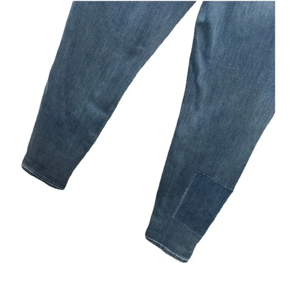 NWT Judy Blue High Waist Patchwork Boyfriend Jeans 7/28 Blue Stretch 88499 Boho - Picture 6 of 14